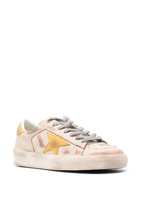 Sneakers basse stardan in beige e giallo Golden Goose - uomo GOLDEN GOOSE | GMF00667F00617615620